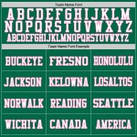 Maglia da calcio autentica personalizzata rosa-bianca in mesh verde erba Maglia da calcio autentica personalizzata rosa-bianca in mesh verde erba
