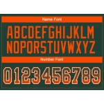 Maglia da football personalizzata Mesh Fashion Drift verde-arancio-bianca Maglia da football personalizzata Mesh Fashion Drift verde-arancio-bianca