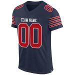 Maglia da football autentica della Marina Militare, personalizzata, rossa e bianca Maglia da football autentica della Marina Militare, personalizzata, rossa e bianca