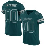 Maglia da calcio a rete autentica verde-grigio mezzanotte verde personalizzato Maglia da calcio a rete autentica verde-grigio mezzanotte verde personalizzato