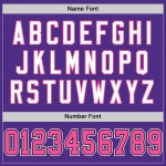 Maglia da football personalizzata autentica viola retrò rosa-nera