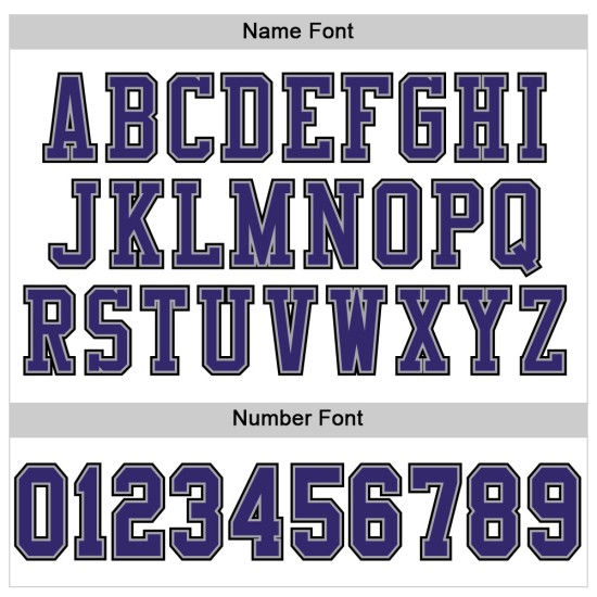 Maglia da football personalizzata viola autentica in maglia bianca grigio-nera Maglia da football personalizzata viola autentica in maglia bianca grigio-nera