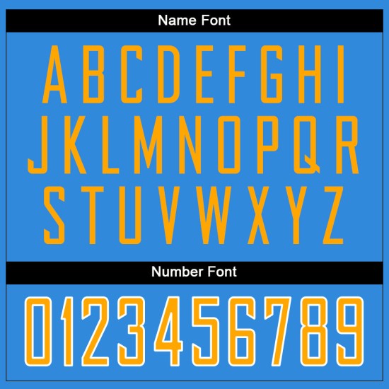 Maglia da football personalizzata in maglia blu con stampa oro-bianco Fashion Powder