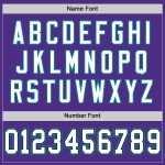 Maglia da football personalizzata retrò nera e viola autentica Maglia da football personalizzata retrò nera e viola autentica