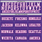 Maglia da football personalizzata autentica viola retrò rosa-nera