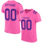 Maglia da calcio personalizzata autentica viola in rete rosa Maglia da calcio personalizzata autentica viola in rete rosa