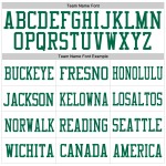 Maglia da calcio bianca personalizzata, maglia verde-rossa Kelly autentica Maglia da calcio bianca personalizzata, maglia verde-rossa Kelly autentica