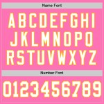Maglia da football rosa personalizzata in bianco e oro, autentica, retrò Maglia da football rosa personalizzata in bianco e oro, autentica, retrò