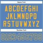 Maglia da football personalizzata autentica in maglia leggera blu oro Maglia da football personalizzata autentica in maglia leggera blu oro