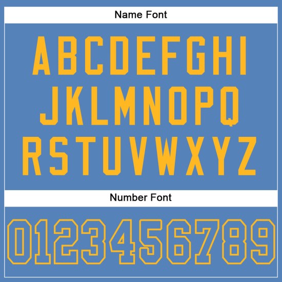 Maglia da football personalizzata autentica in maglia leggera blu oro Maglia da football personalizzata autentica in maglia leggera blu oro