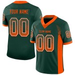 Maglia da football personalizzata Mesh Fashion Drift verde-arancio-bianca Maglia da football personalizzata Mesh Fashion Drift verde-arancio-bianca
