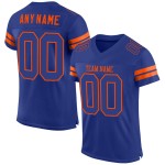 Maglia da calcio personalizzata Royal-Arancia Royal autentica Maglia da calcio personalizzata Royal-Arancia Royal autentica