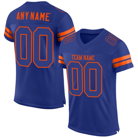 Maglia da calcio personalizzata Royal-Arancia Royal autentica Maglia da calcio personalizzata Royal-Arancia Royal autentica