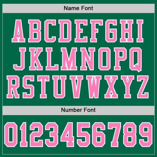 Maglia da calcio autentica personalizzata rosa-bianca in mesh verde erba Maglia da calcio autentica personalizzata rosa-bianca in mesh verde erba