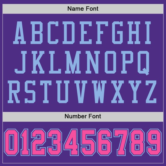 Maglia da calcio personalizzata in maglia blu-viola rosa-chiaro autentica Maglia da calcio personalizzata in maglia blu-viola rosa-chiaro autentica