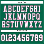 Maglia da football autentica bianca e rosa in mesh personalizzata Kelly Green Maglia da football autentica bianca e rosa in mesh personalizzata Kelly Green