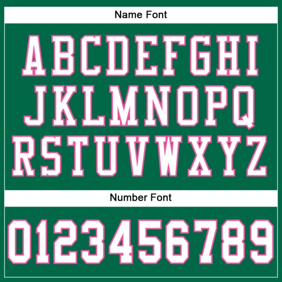 Maglia da football autentica bianca e rosa in mesh personalizzata Kelly Green Maglia da football autentica bianca e rosa in mesh personalizzata Kelly Green