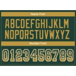 Maglia da football personalizzata Green Mesh Drift Fashion, oro antico e bianco Maglia da football personalizzata Green Mesh Drift Fashion, oro antico e bianco