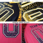 Maglia da football Drift Mesh blu-nera, personalizzata, modello Pantera grigia leggera Maglia da football Drift Mesh blu-nera, personalizzata, modello Pantera grigia leggera