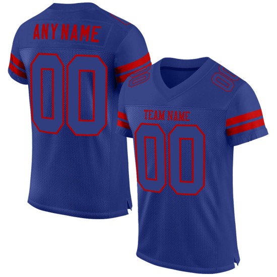 Maglia da calcio personalizzata in maglia Royal Royal-Red Autentica