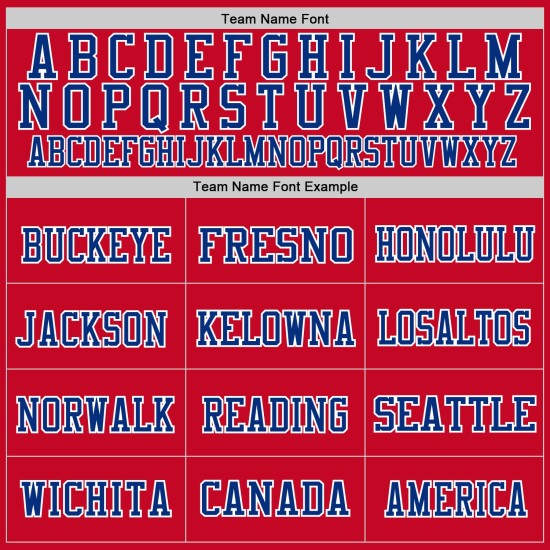 Maglia da football americano vintage, blu royal e bianca, autentica, personalizzata, rossa Maglia da football americano vintage, blu royal e bianca, autentica, personalizzata, rossa