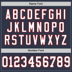 Maglia da football autentica personalizzata Throwback Navy Mesh Bianco-Rosso Maglia da football autentica personalizzata Throwback Navy Mesh Bianco-Rosso