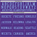 Maglia da calcio personalizzata in maglia blu-viola rosa-chiaro autentica Maglia da calcio personalizzata in maglia blu-viola rosa-chiaro autentica