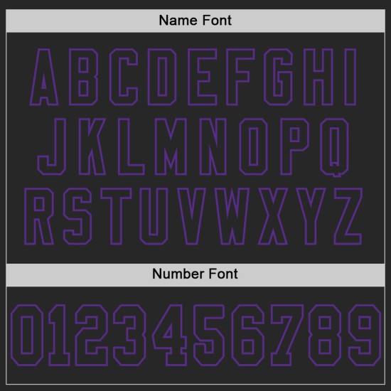 Maglia da calcio autentica viola nera personalizzata Maglia da calcio autentica viola nera personalizzata