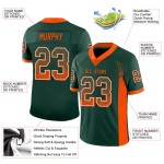 Maglia da football personalizzata Mesh Fashion Drift verde-arancio-bianca Maglia da football personalizzata Mesh Fashion Drift verde-arancio-bianca