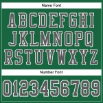 Maglia da football personalizzata Kelly Green in maglia autentica, grigio acciaio-bianco Maglia da football personalizzata Kelly Green in maglia autentica, grigio acciaio-bianco
